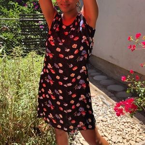 Vintage Sheer Floral Dress